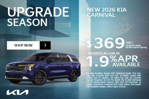 New 2026 Kia Carnival