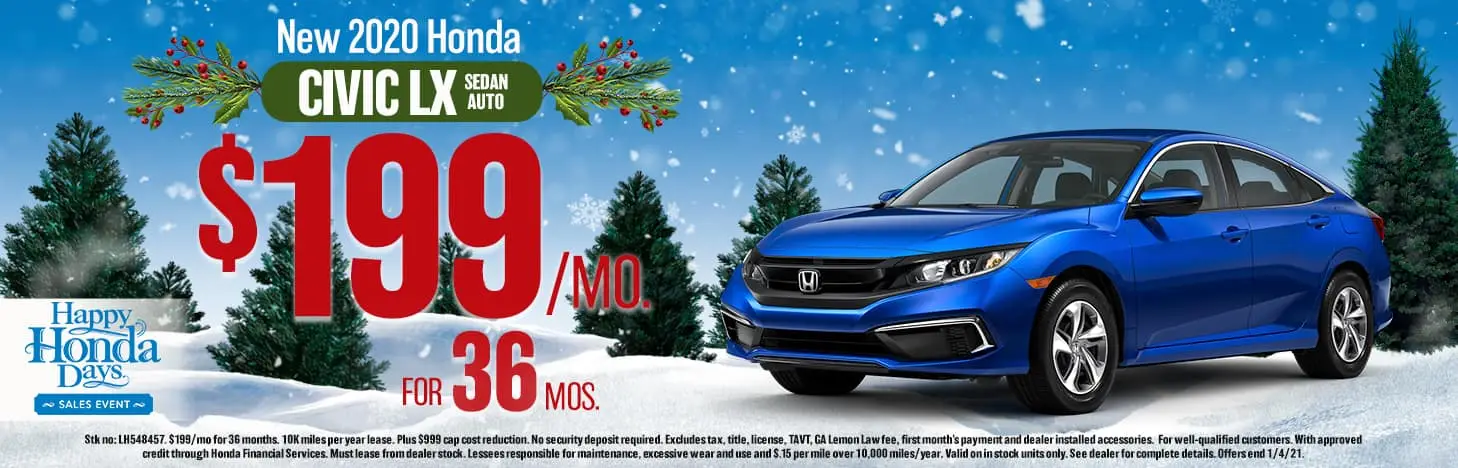 New Honda Specials | Lou Sobh Honda Of Cumming | Honda Discounts