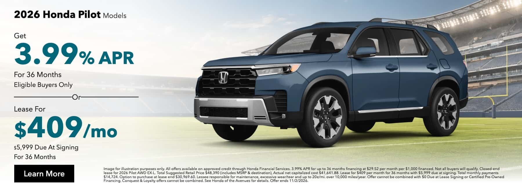 1800x663_2026_Honda_Pilot_EX-L_019567