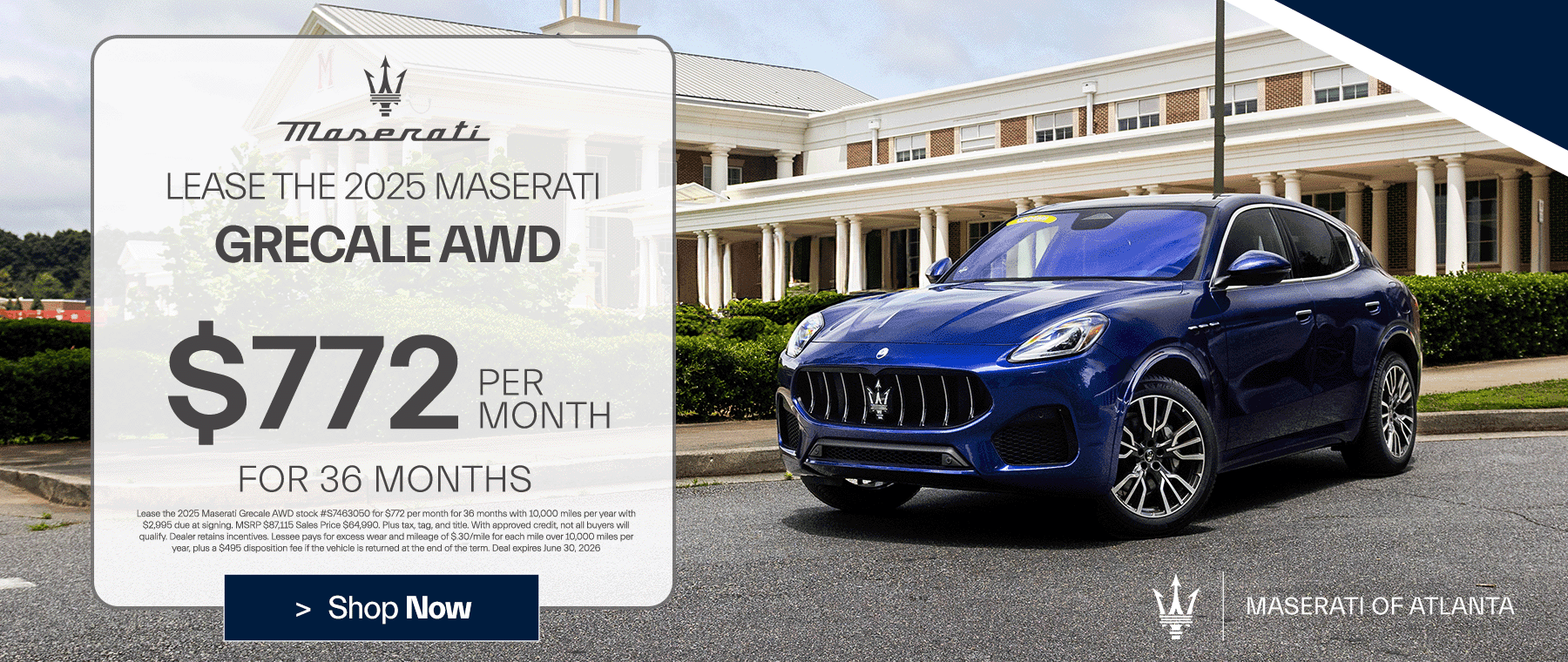 Maserati Atlanta Specials