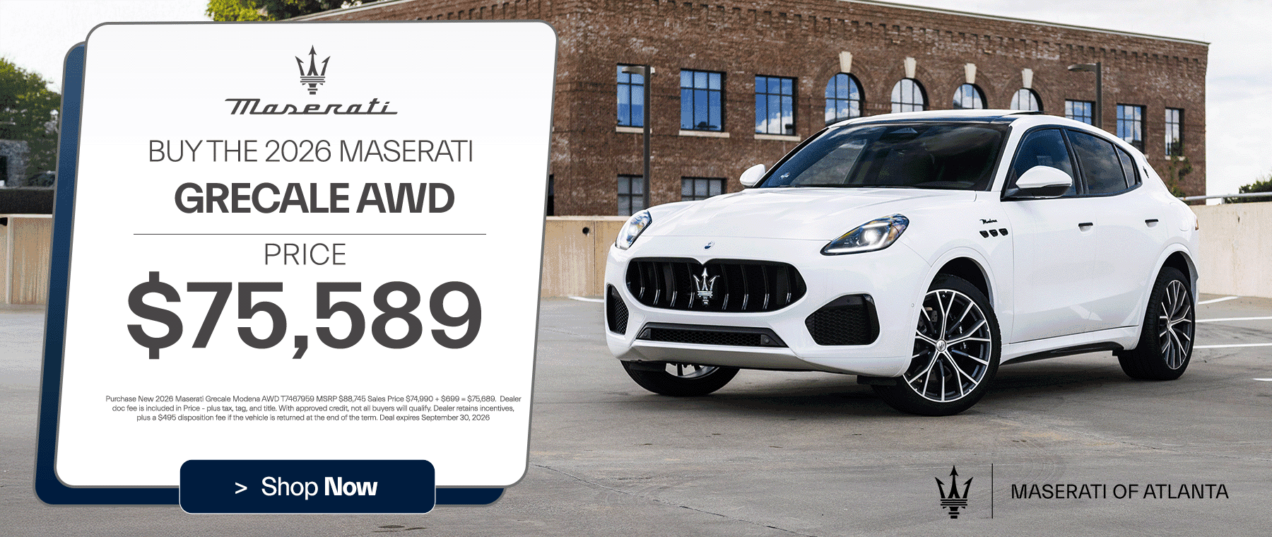 Maserati Atlanta Specials