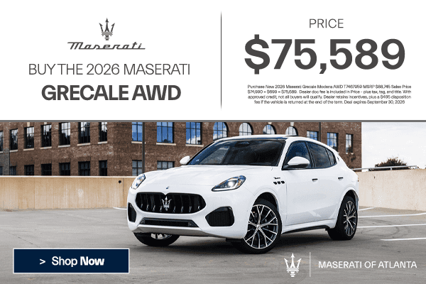 Maserati Grecale Special Offer 