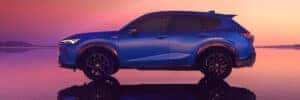 2025 Acura ADX with sunset