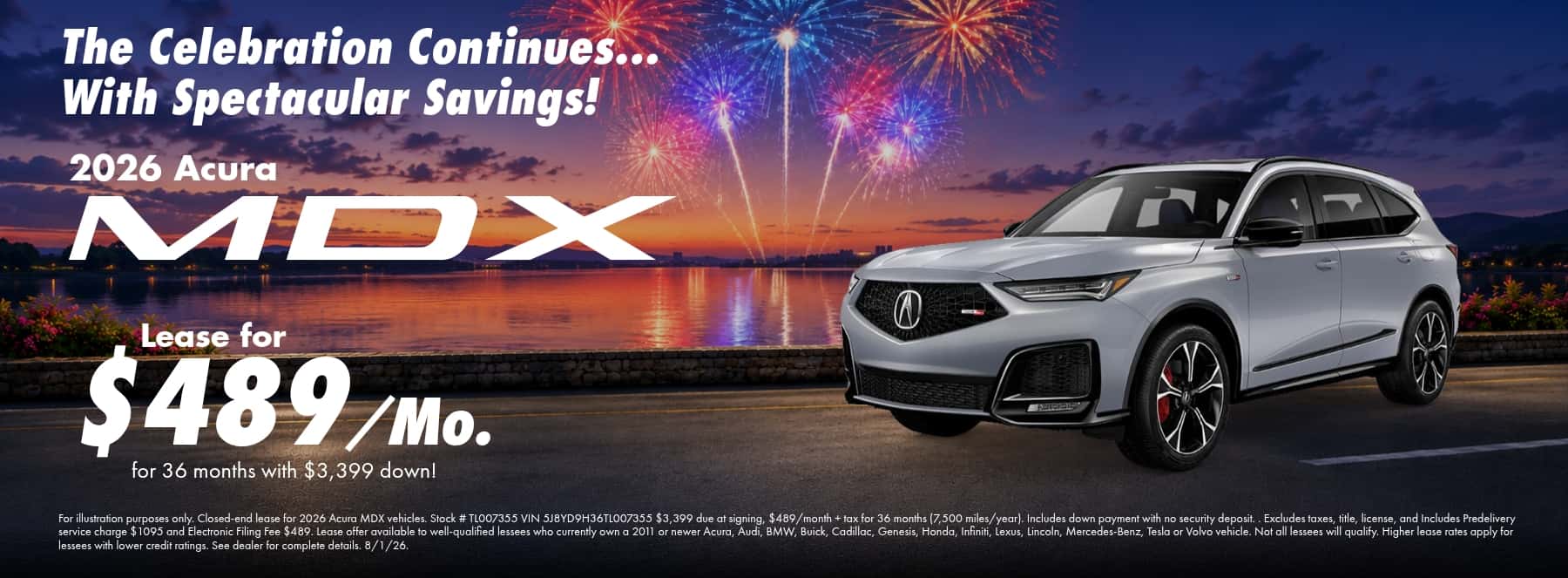 $489 MDX Lease