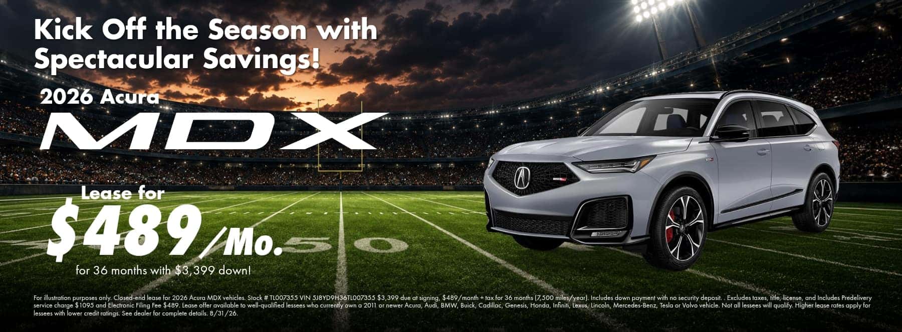 $489 MDX Lease