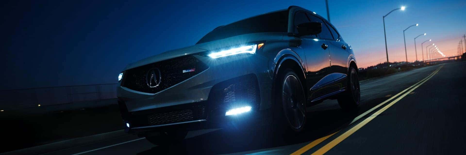 2026 acura adx driving at night