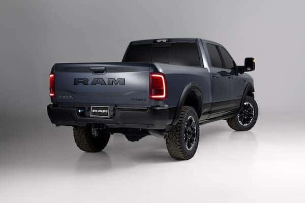 Back of Ram HD truck