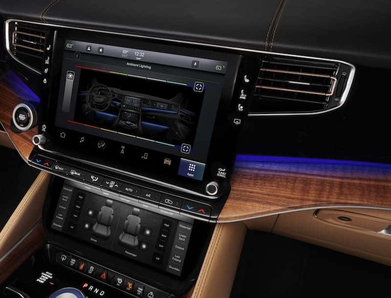 Touchscreen on 2025 Jeep Grand Wagoneer