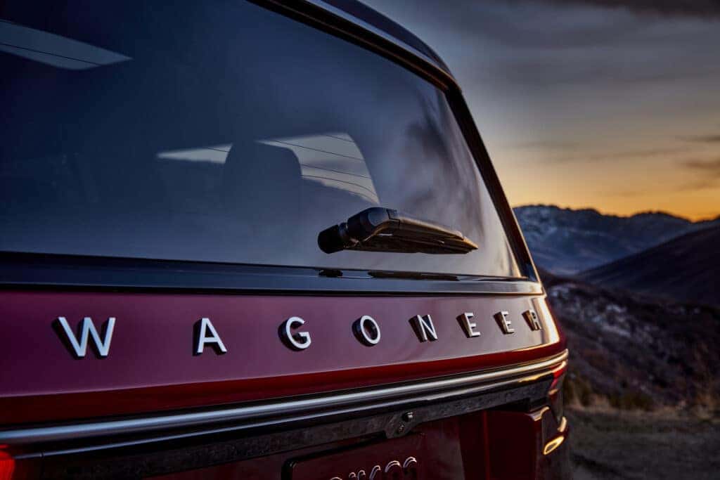A rear view of the 2025 Jeep Wagoneer.