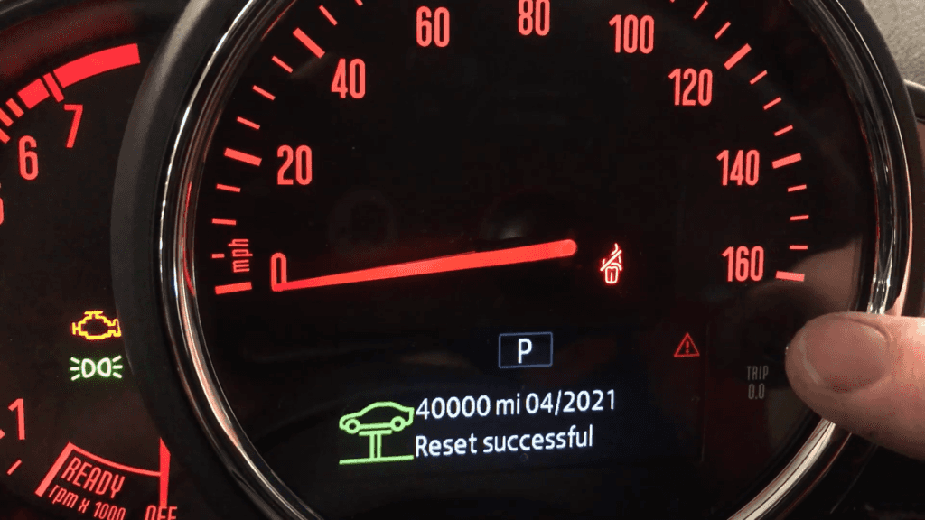 reset mileage on car