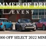 Up to $1,000 off select 2022 models.