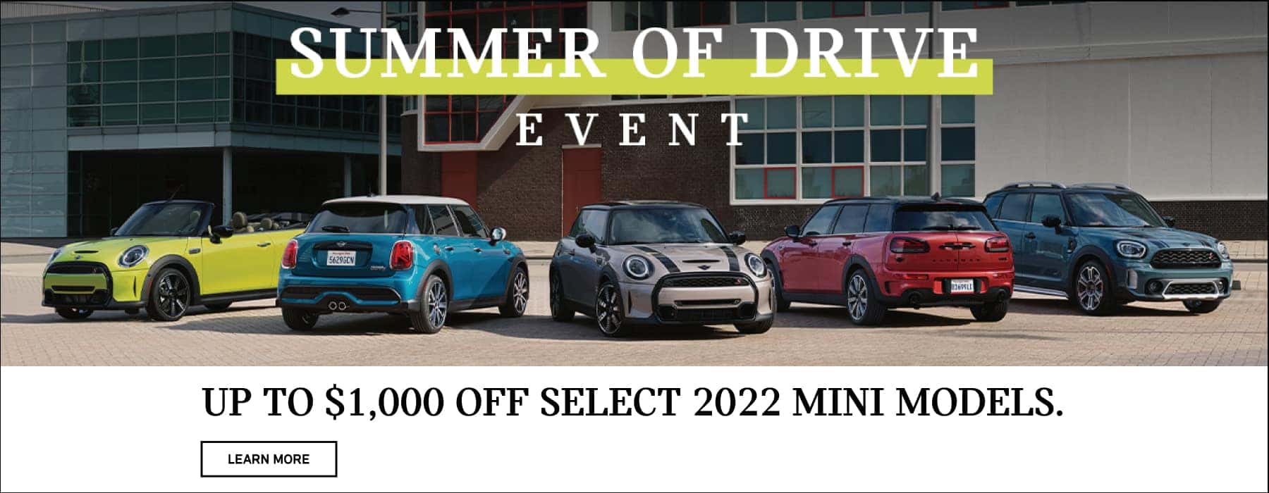 Up to $1,000 off select 2022 models.
