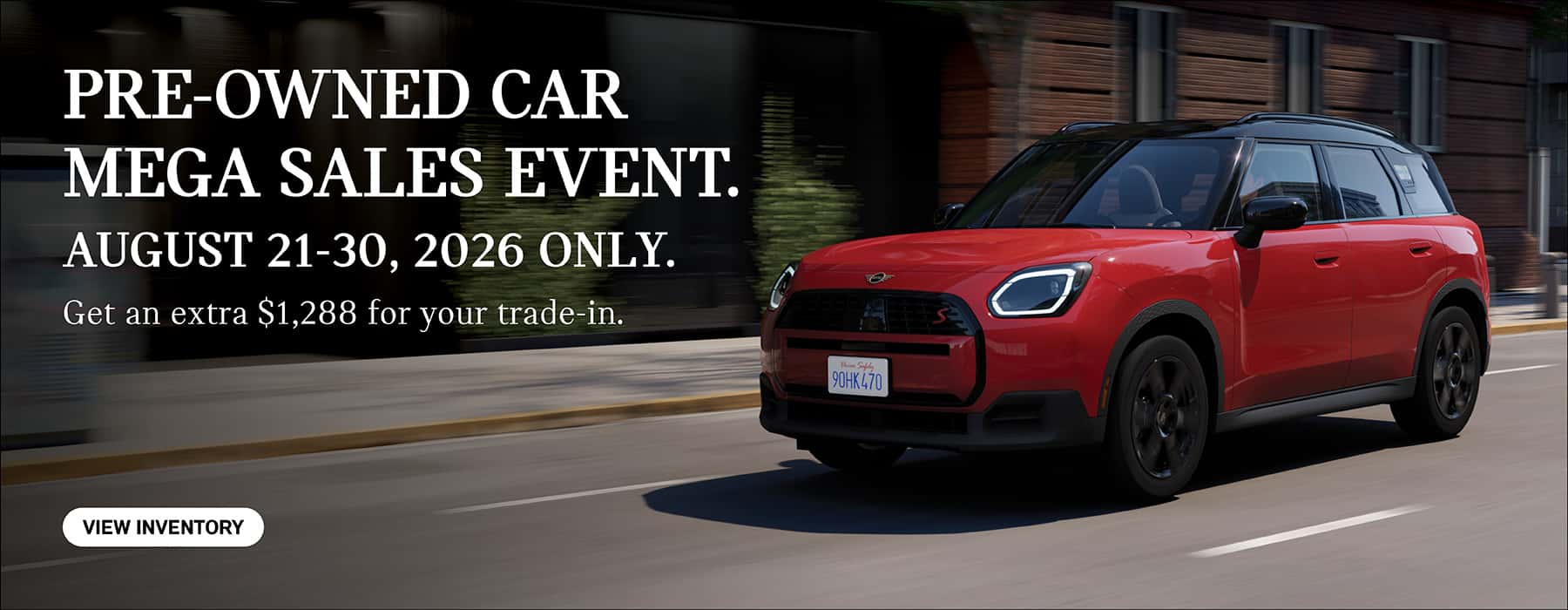 MINI of Escondido- Used Car Mega Blowout Sales Event