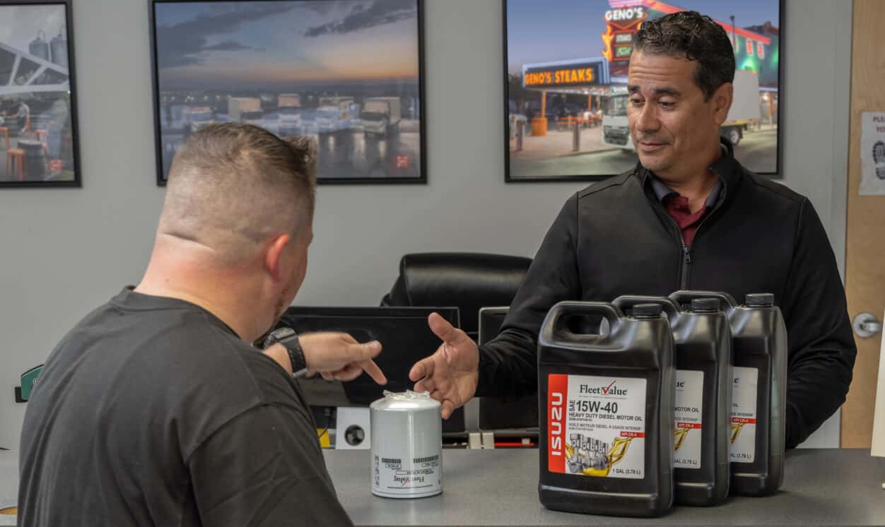 1. Isuzu Oil & Filter Checks