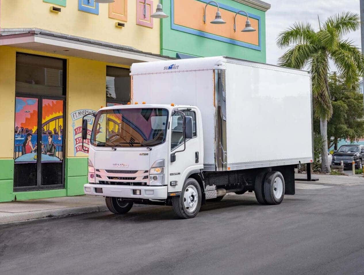 Isuzu Box Truck for Delivery