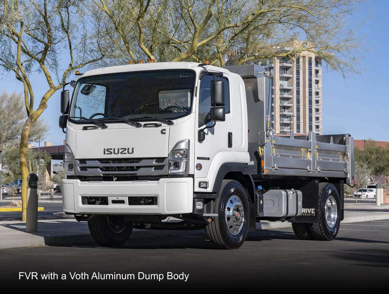 Isuzu FVR with a Voth Aluminum Dump Body