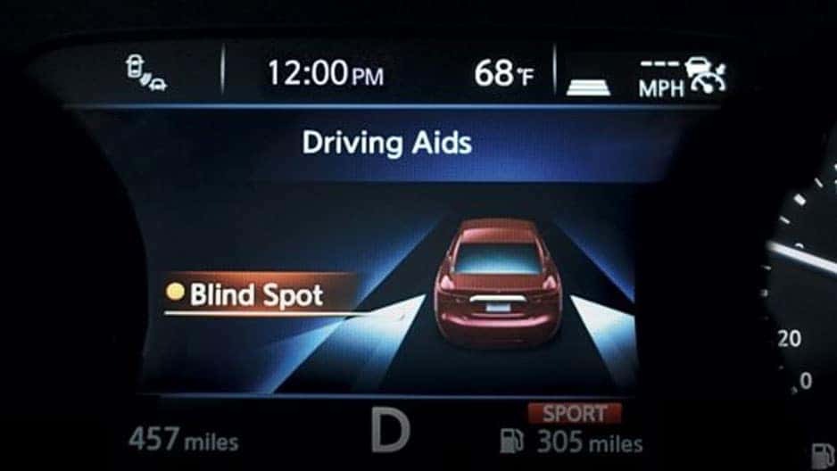 Safety Features of the New Nissan Maxima at Garber in Sarasota, FL