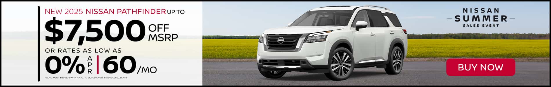 2025 Pathfinder Promo