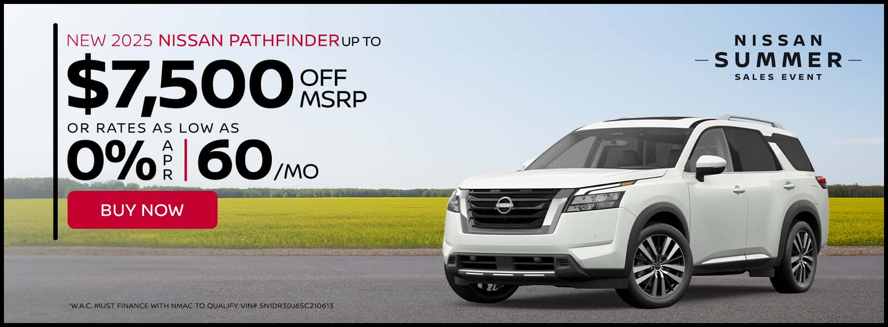 2025 Pathfinder Promo