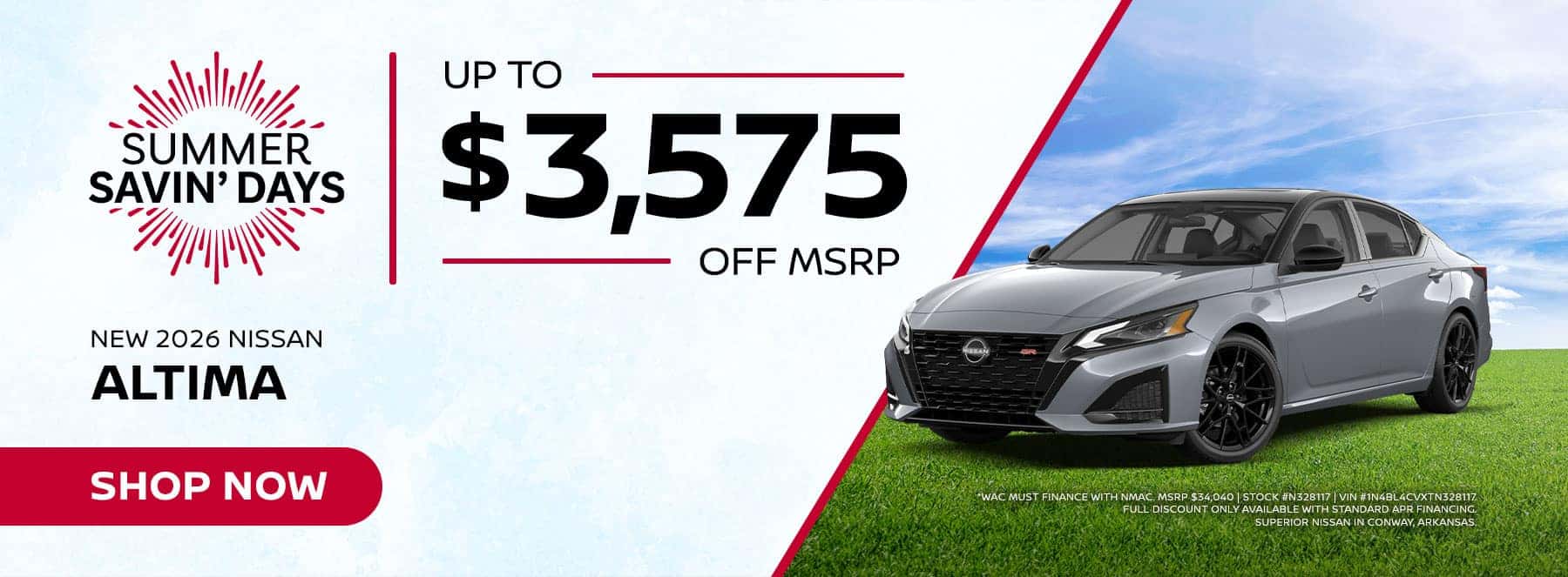 2026 Altima Promo