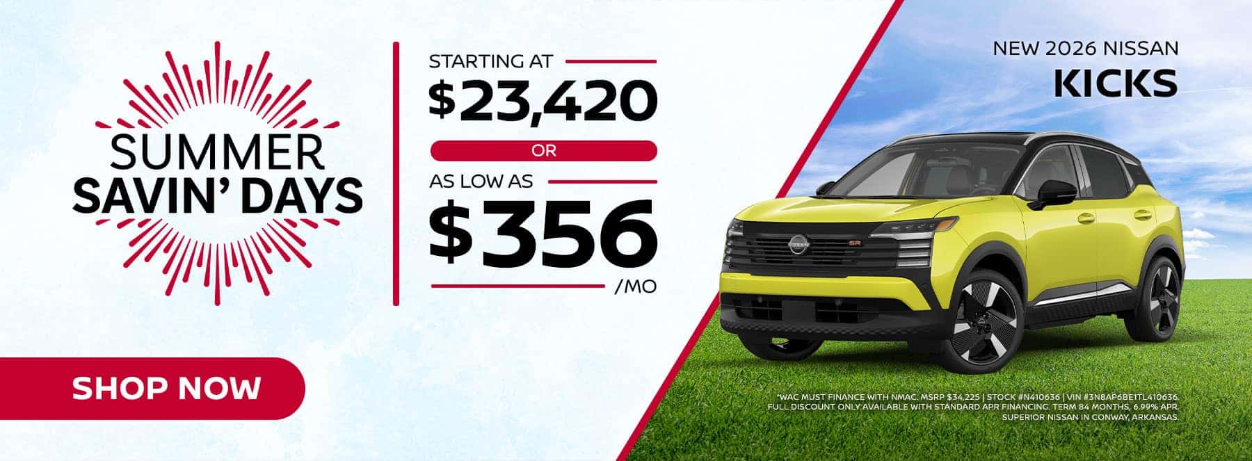 2026 Kicks Promo
