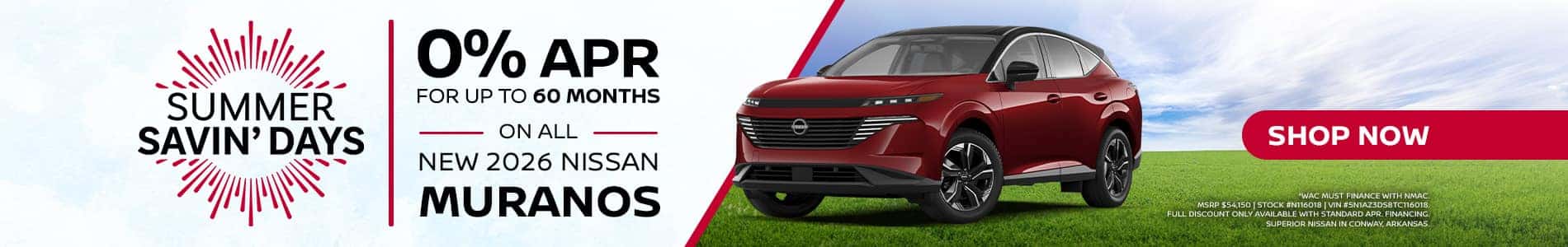 2026 Murano Promo