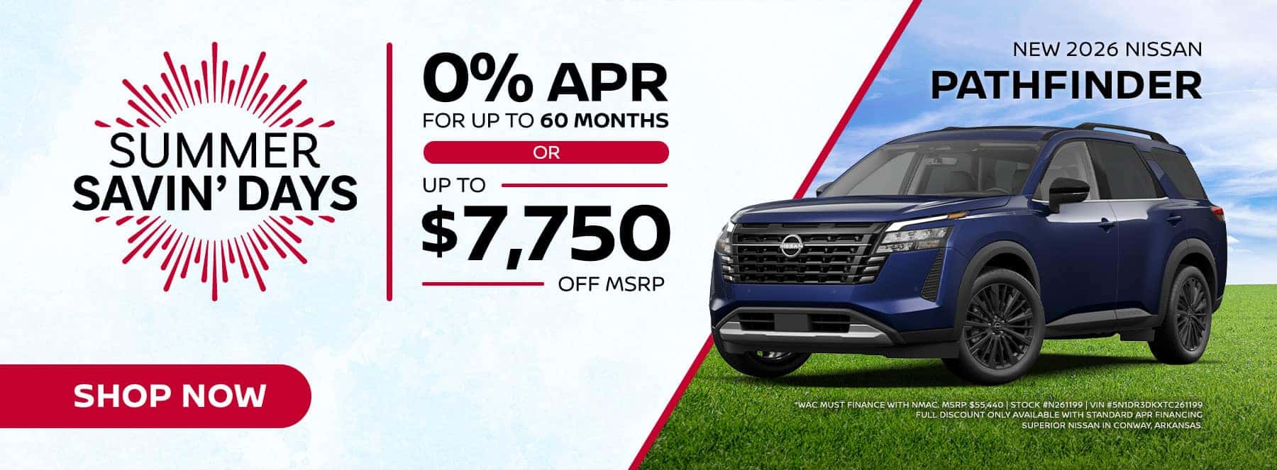 2026 Pathfinder Promo