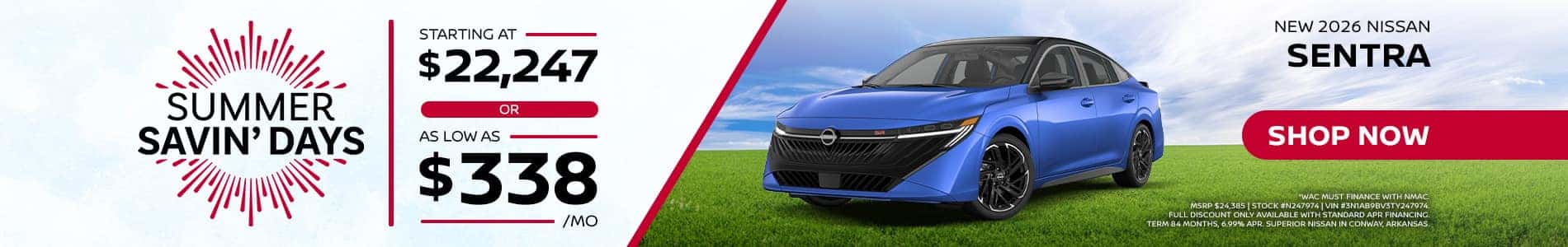 2026 Sentra Promo