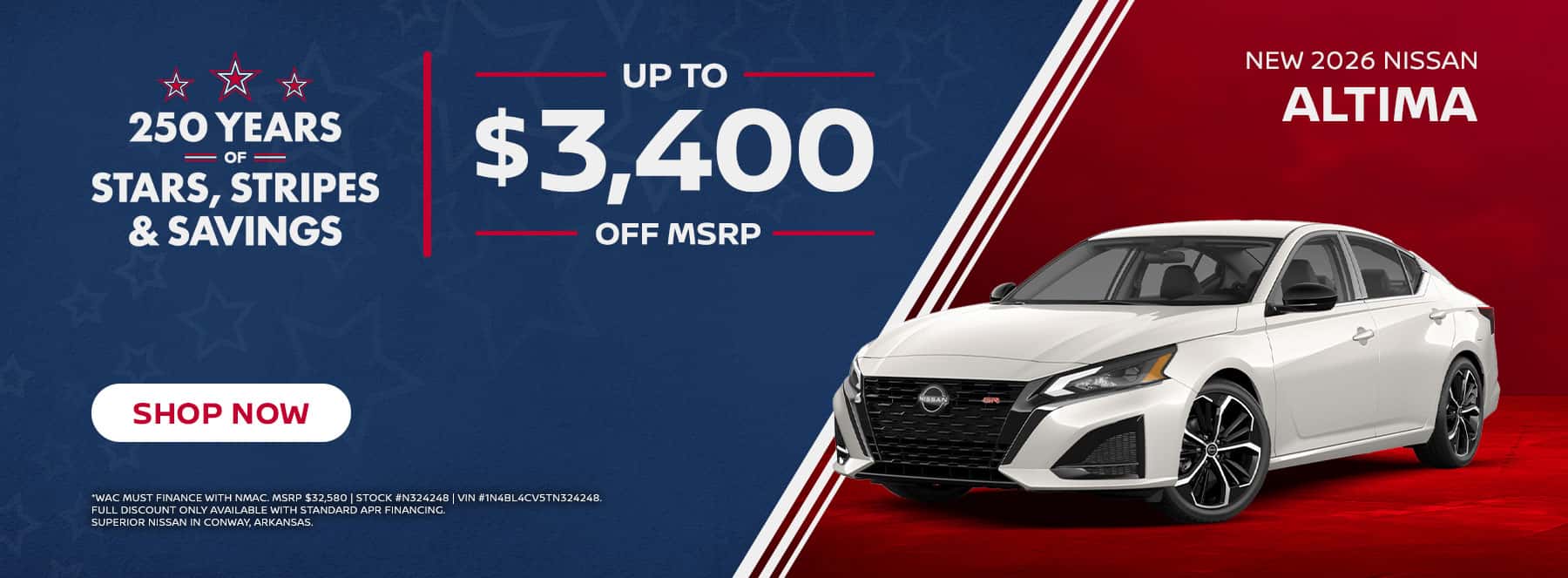 2026 Altima Promo