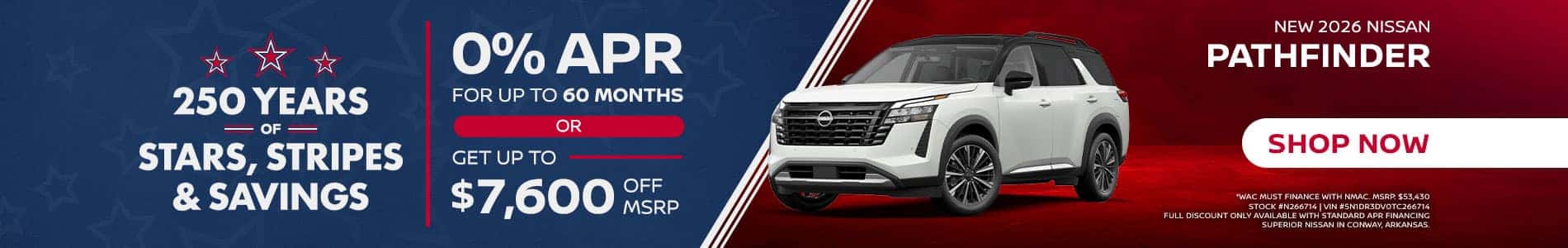 2026 Pathfinder Promo