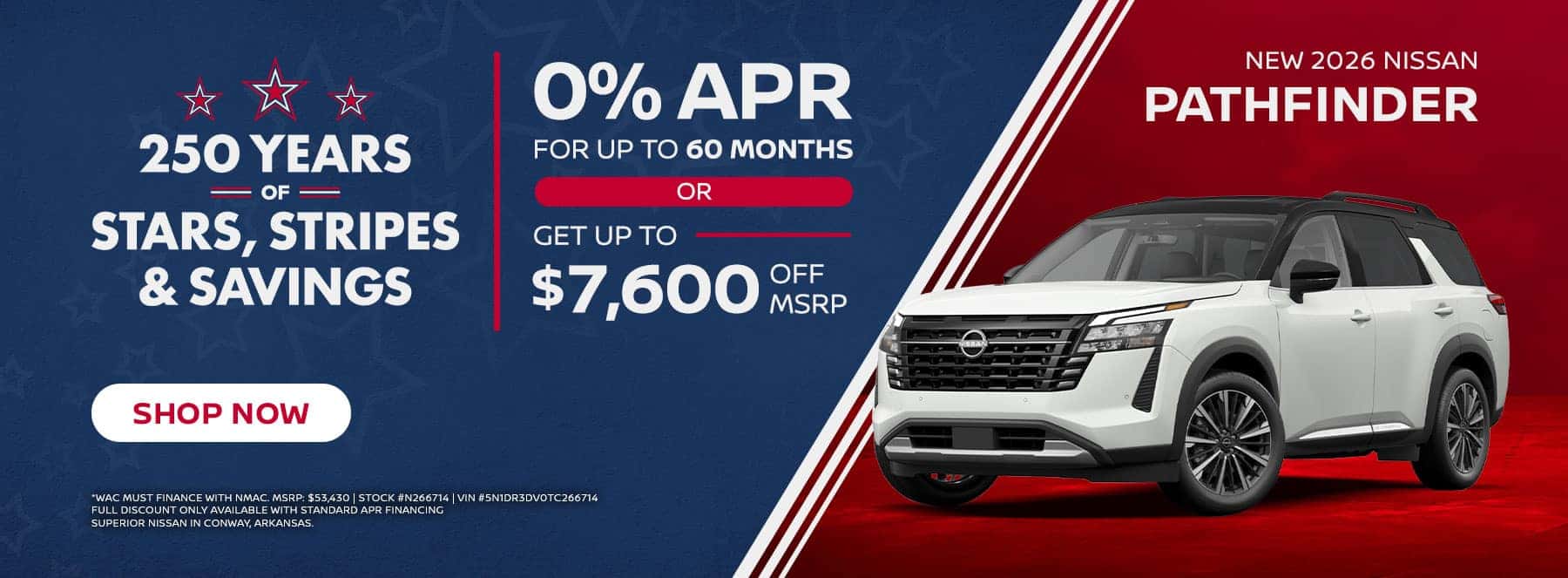 2026 Pathfinder Promo