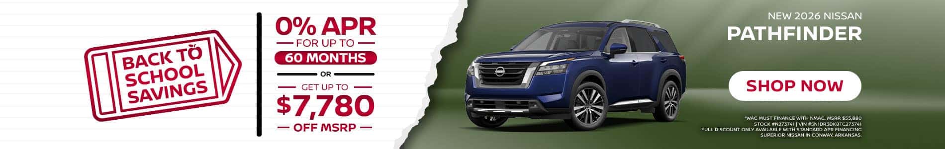 2026 Nissan Pathfinder Promo
