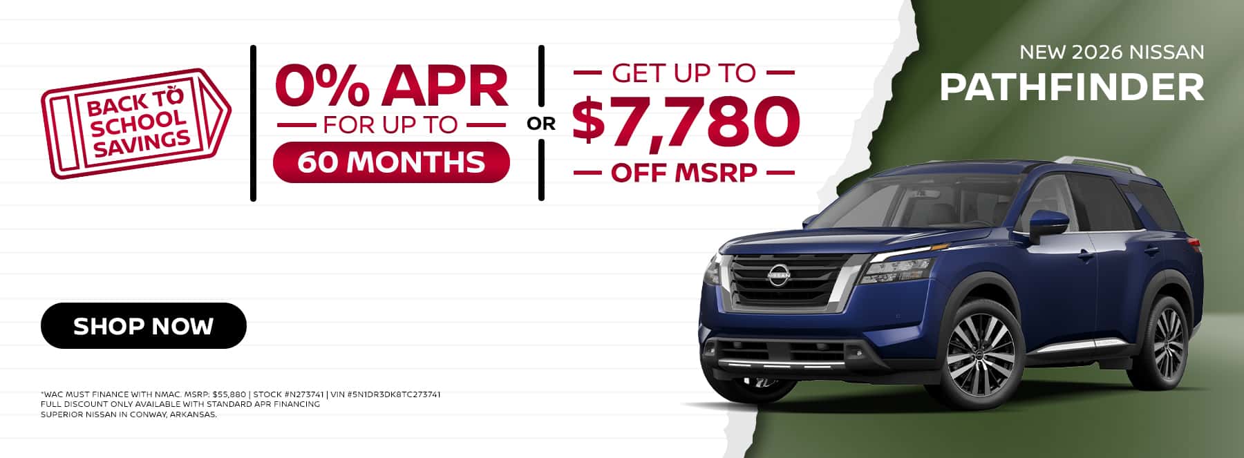 2026 Nissan Pathfinder Promo