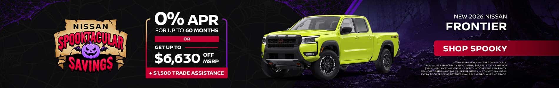 2026 Nissan Frontier Promo