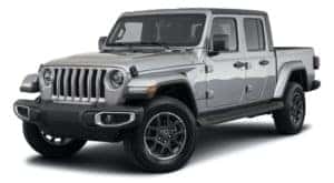 A grey 2022 Jeep Gladiator is angled left.
