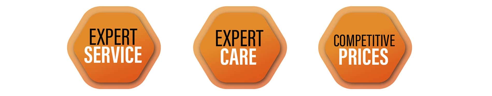 Expert Service, Expert Care, Competitive Prices.