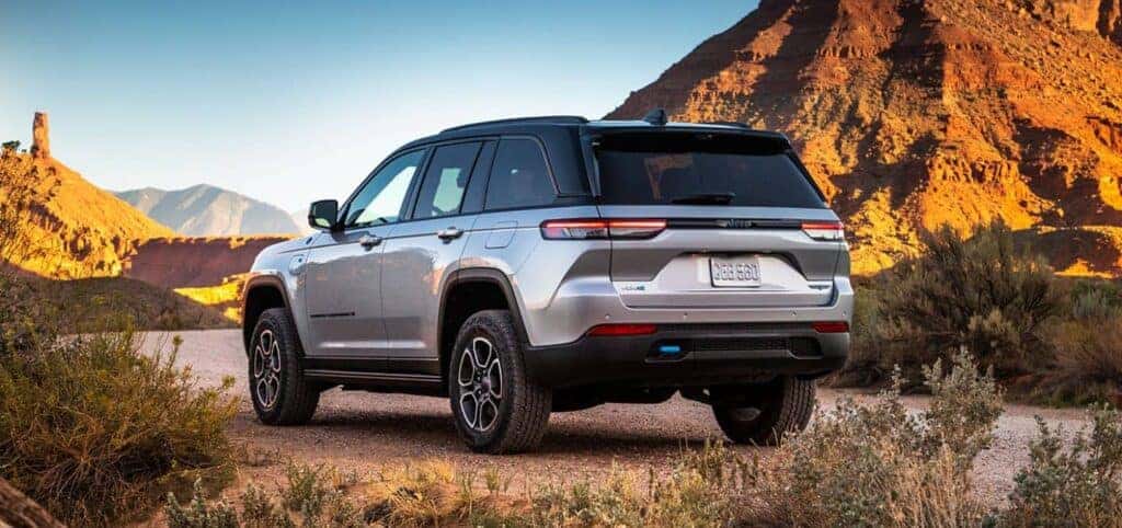Rear view of a 2025 Jeep Grand Cherokee