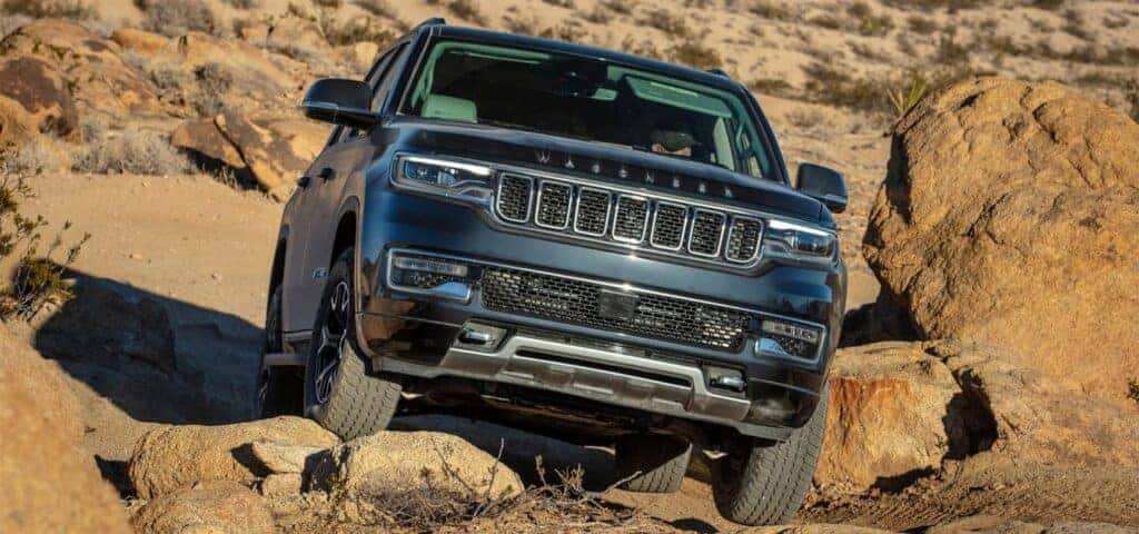 2025 Wagoneer being driven offroad near Costa Mesa, California