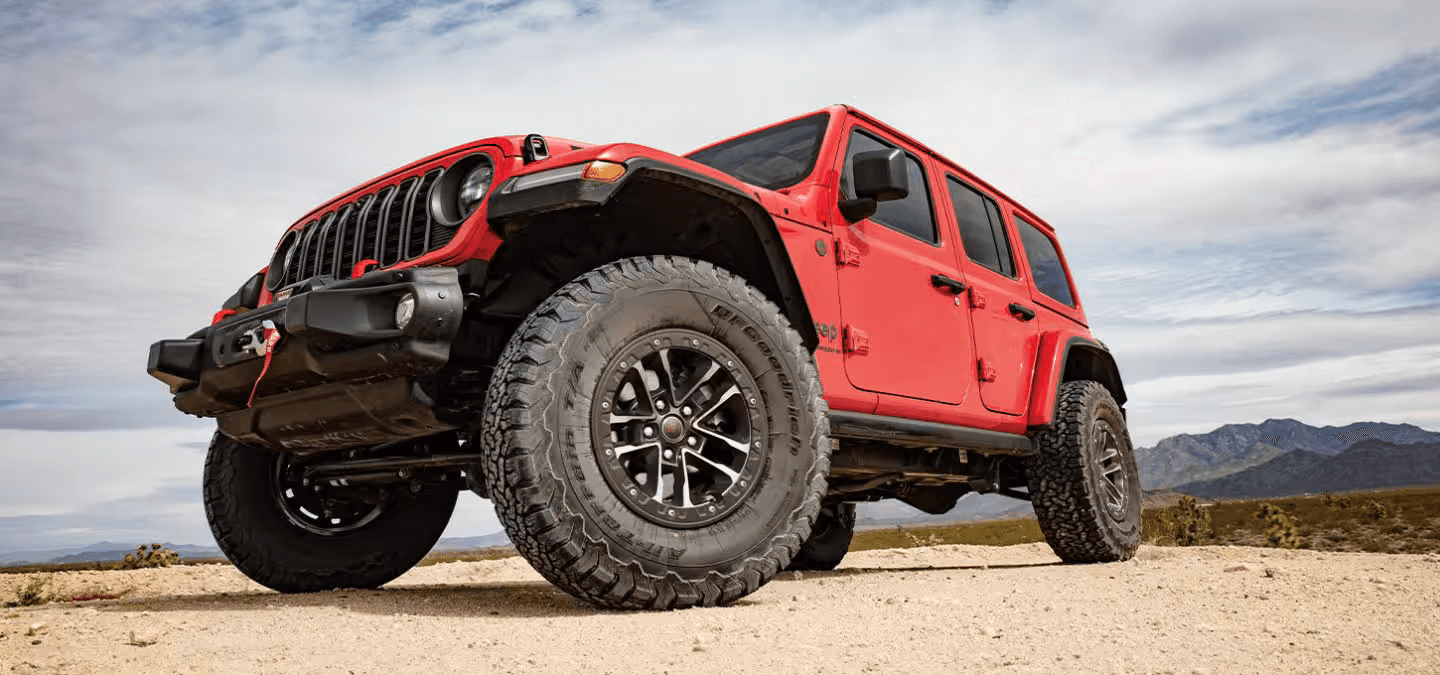 The Jeep Wrangler, one of the American-made Jeep models