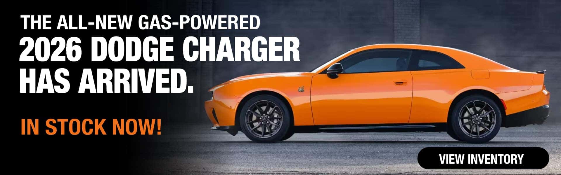 THE ALL-NEW GAS-POWERED 2026 DODGE CHARGER HAS ARRIVED.