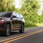 SUVs with panoramic sunroof on the road