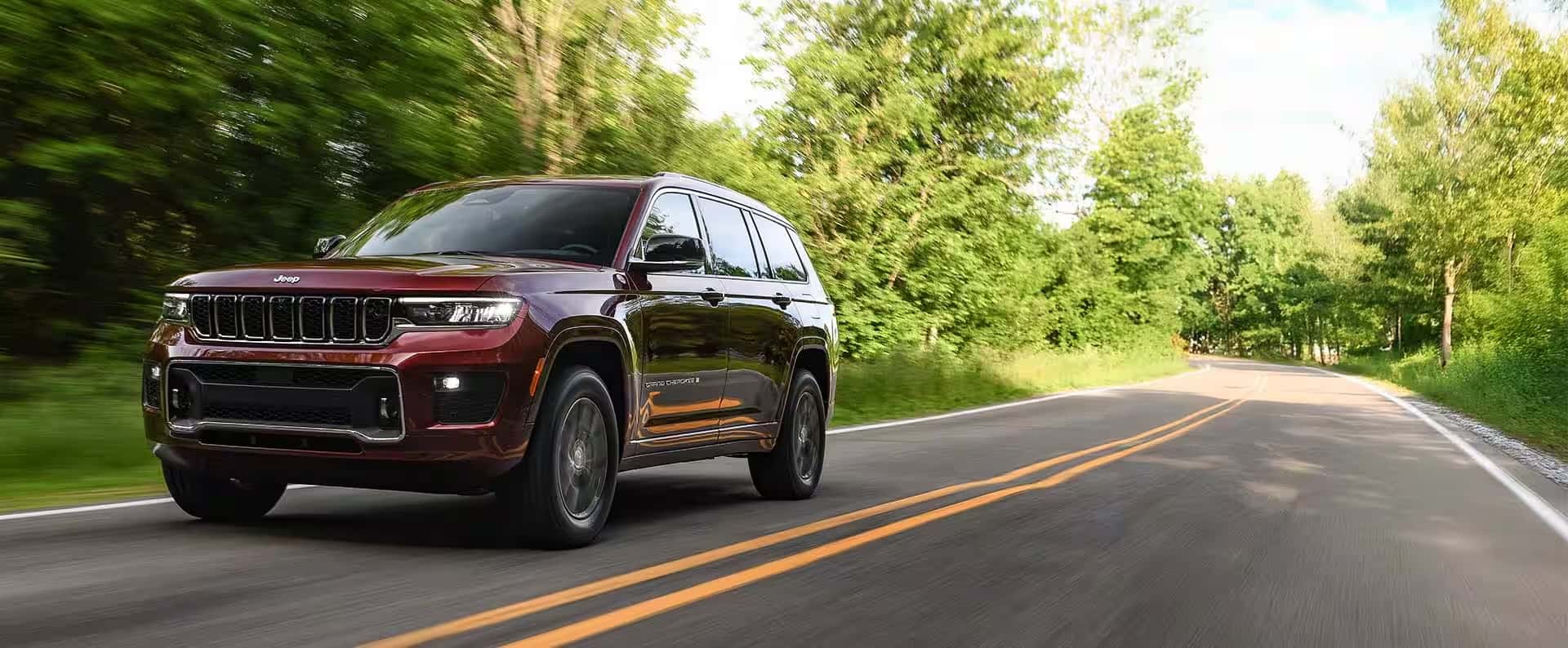 SUVs with panoramic sunroof on the road