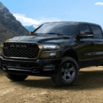 The 2026 RAM 1500 BackCountry going off-roading