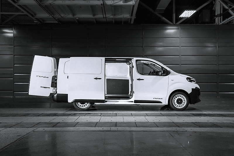 Profile view of the 2027 RAM ProMaster City