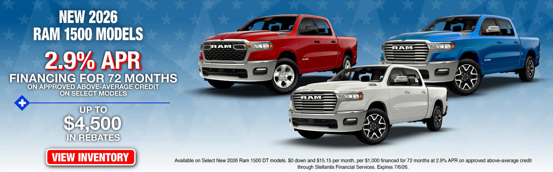 NEW 2026 RAM 1500 MODELS