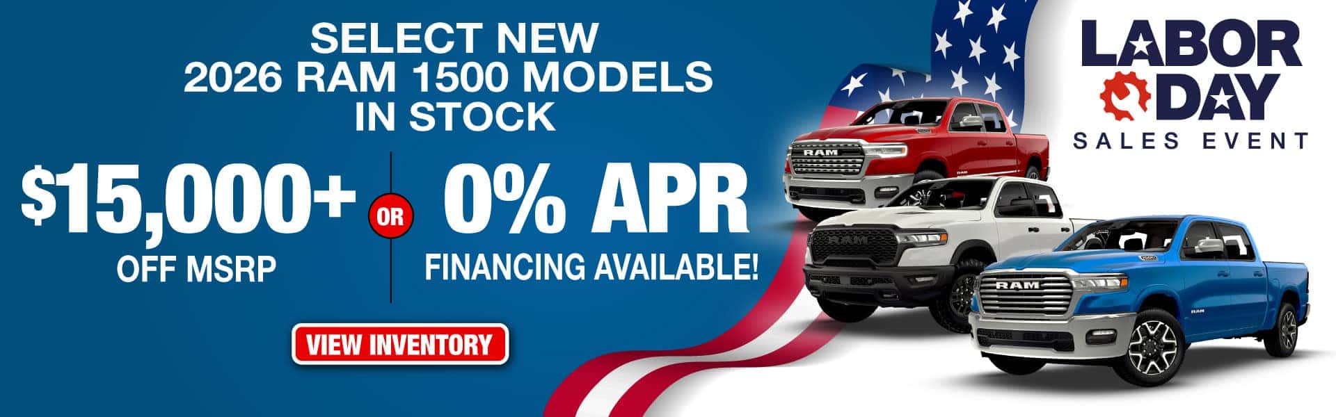 NEW 2026 RAM 1500 MODELS