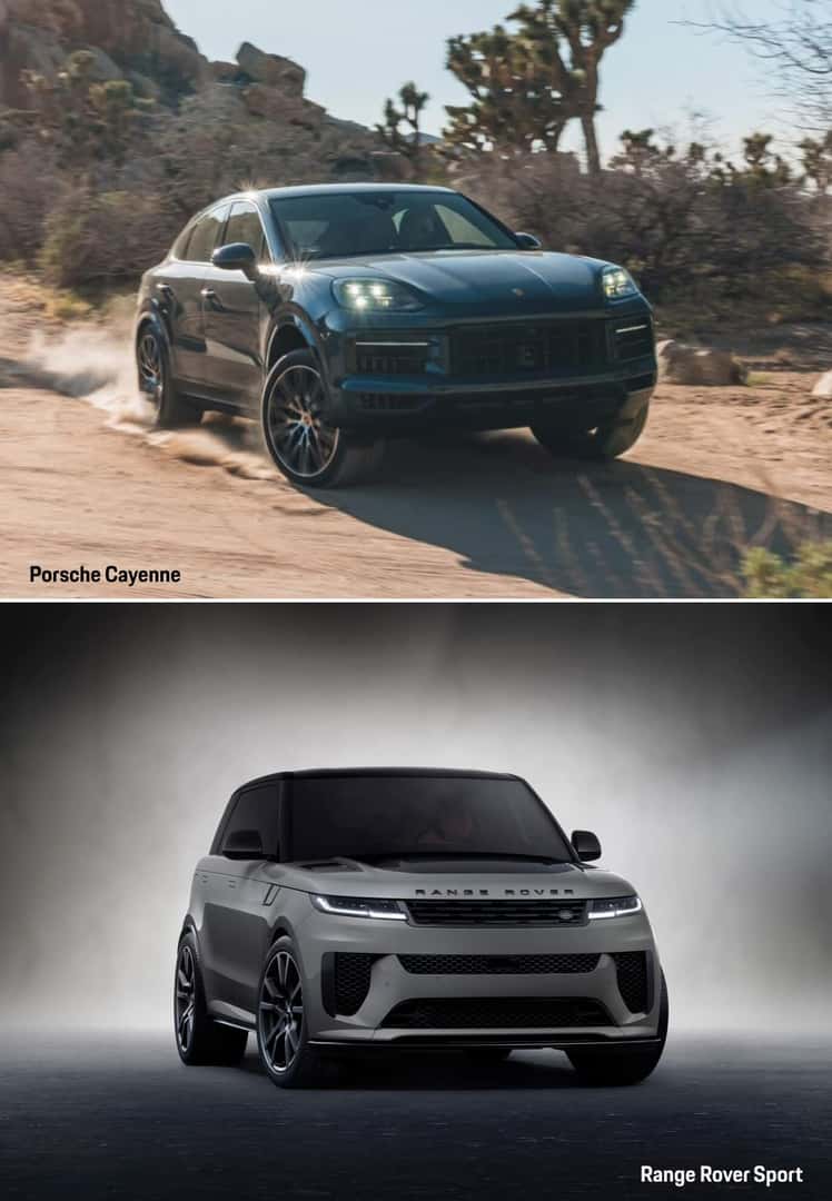 Porsche Cayenne vs. Range Rover Sport Specs