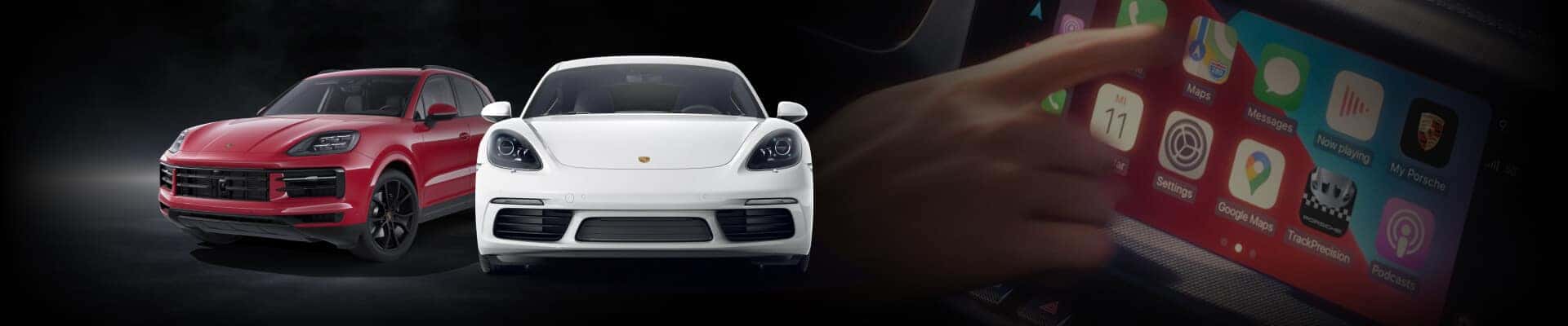 Porsche cars with Apple CarPlay