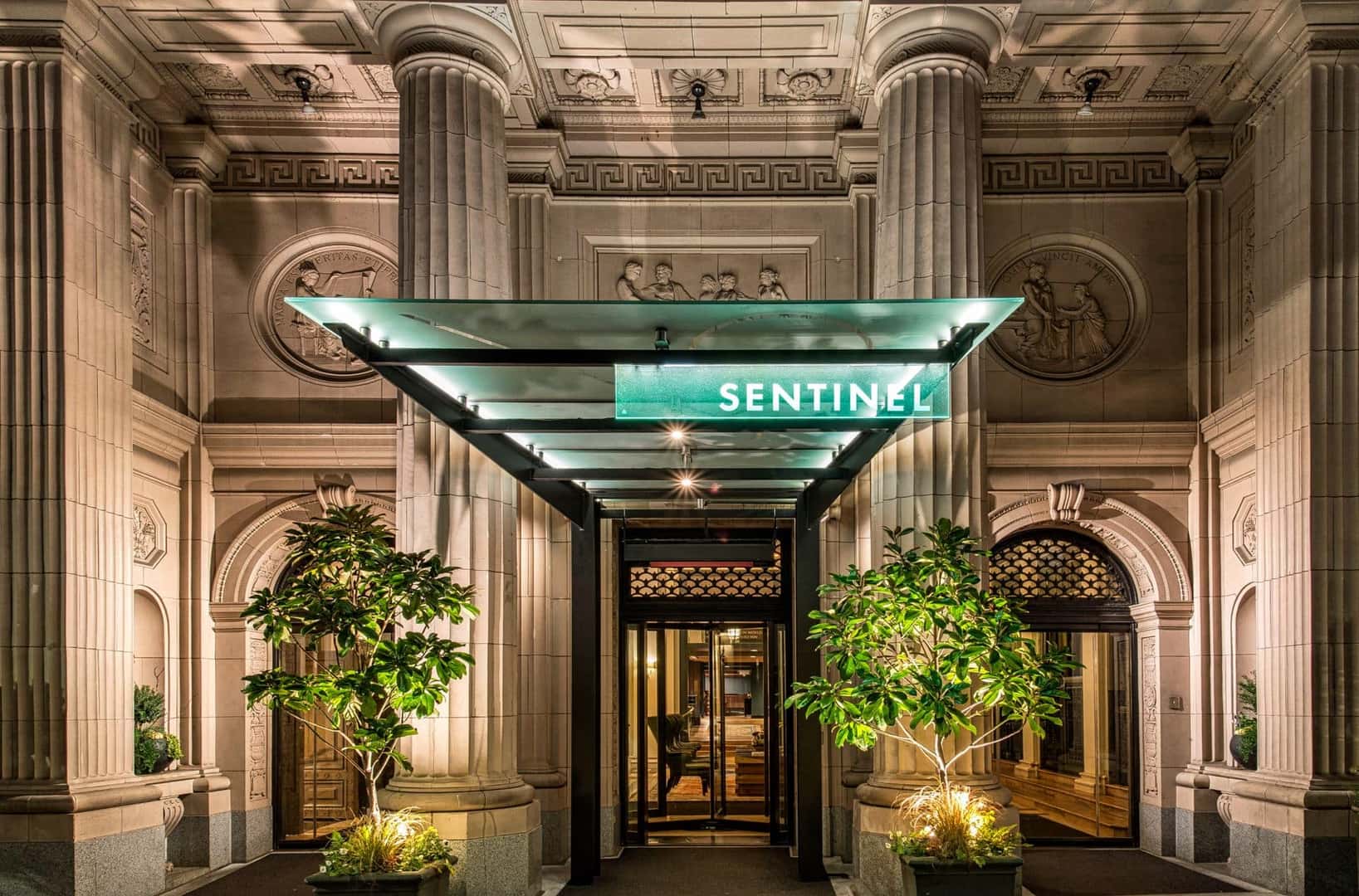 Front of Sentinel Hotel