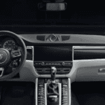 2020 Porsche Macan interior dashboard and steering wheel